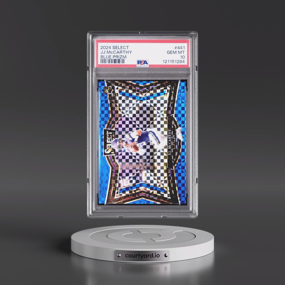 2024 JJ McCarthy - Football Panini Select PSA 10 GEM MINT